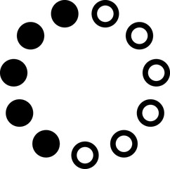 Loading progress indicator icon, buffering and loader. Download Loading.