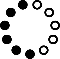 Loading progress indicator icon, buffering and loader. Download Loading.