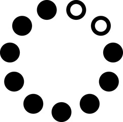 Loading progress indicator icon, buffering and loader. Download Loading.