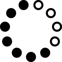 Loading progress indicator icon, buffering and loader. Download Loading.