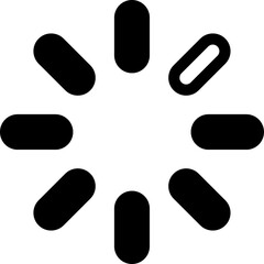 Loading progress indicator icon, buffering and loader. Download Loading.