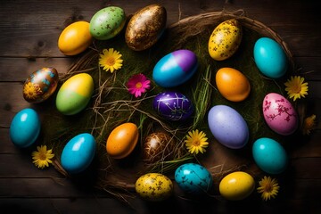 Fototapeta na wymiar Describe a memorable Easter egg hunt from your childhood