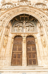 Obraz premium buildings of the historic center of the city of Aranda de Duero in the province of Burgos, Spain