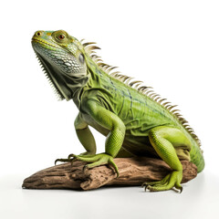 Iguana isolated on white background