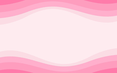 pink gradation background with abstract wave shape vector illustration