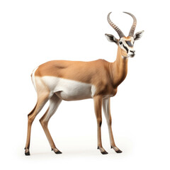 Obraz premium Antelope isolated on white background