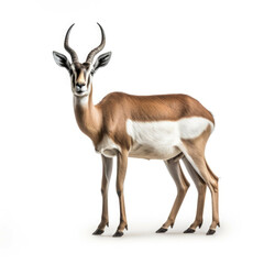 Naklejka na ściany i meble Gazelle isolated on white background
