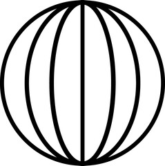 Abstract geometric y2k line black icon