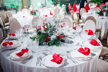 wedding table setting