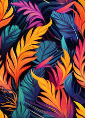 leaves nature background, closeup leaves texture, tropical leaves