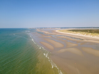 La Baie d'Authie au mois d'aout.