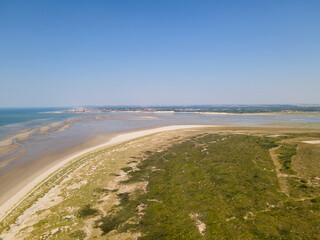 La Baie d'Authie au mois d'aout.