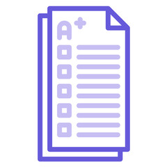 Report Card Icon of Education iconset.