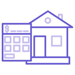 Home Loan Calculator Icon of Banking iconset.