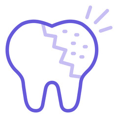 Tooth Decayed Icon of Dental Care iconset.