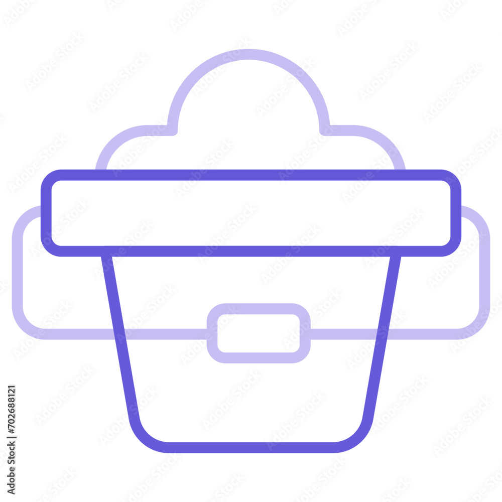 Canvas Prints Sand Bucket Icon of Kindergarten iconset.