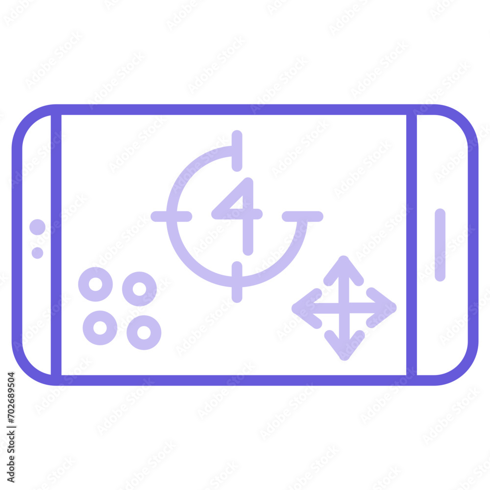 Canvas Prints Smartphone Game Icon of Entertainment iconset.