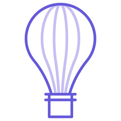 Obraz premium Air Balloon Icon of Entertainment iconset.