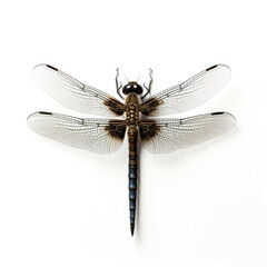 Dragonfly isolated on white background