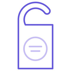 Door Hanger Icon of Hotel Management iconset.