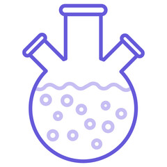 Three Neck Flask Icon of Chemistry iconset.