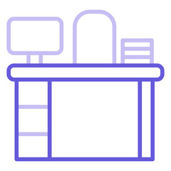 Work Table Icon of Engineering iconset.