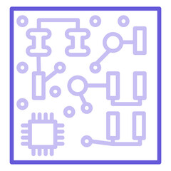 Circuit Board Icon of Engineering iconset.