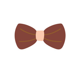 Casino element of colorful set. The tie shown in this illustration is associated with gambling, as it is part of the dress code of casino employees. Vector illustration.