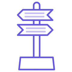 Direction Sign Icon of Library iconset.