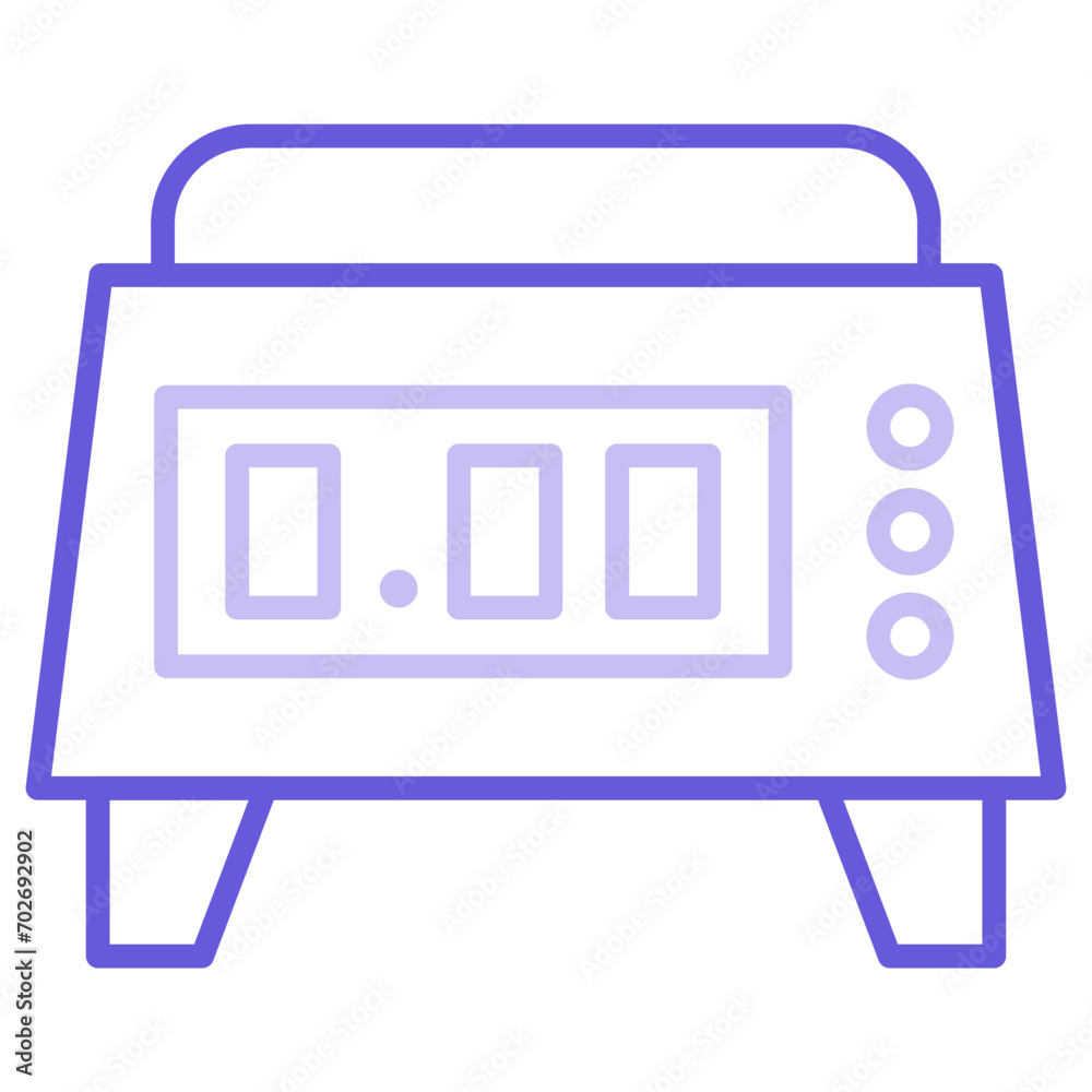 Sticker Scale Icon of Immigration iconset.