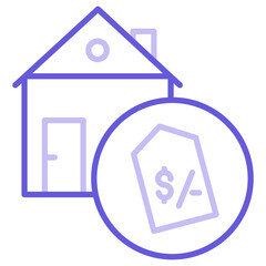 House Price Icon of Real Estate iconset.