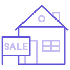 House for Sale Icon of Real Estate iconset.