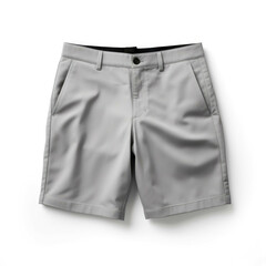 Gray Shorts isolated on white background
