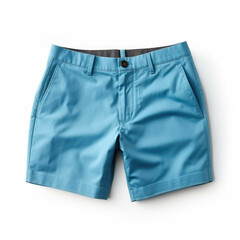 Blue Shorts isolated on white background
