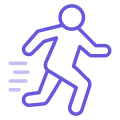 Running Person Icon of Physical Fitness iconset.