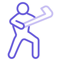 Golf Player Icon of Physical Fitness iconset.