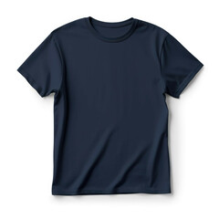 Navy Blue T-Shirt isolated on white background