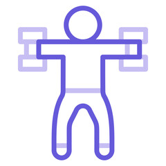 Exercise Icon of Physical Fitness iconset.