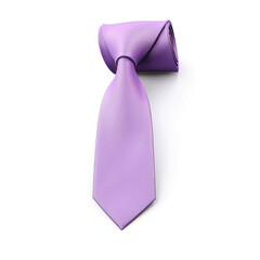 Purple Tie isolated on white background