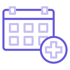 Fototapeta premium Medical Appointment Icon of Health Checkup iconset.