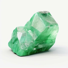 Fototapeta premium Jade isolated on white background