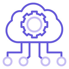 Cloud Settings Icon of Online Marketing iconset.