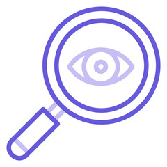 Eye Magnifier Icon of Online Marketing iconset.