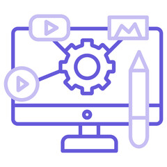 Online Content Icon of Seo and Web iconset.
