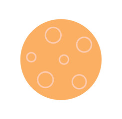 Fototapeta premium Cosmos element of colorful set. This illustration masterfully combines design planet with the serenity of the cosmos. Vector illustration.