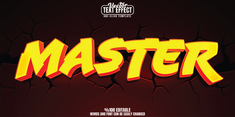 Kungfu editable text effect, customizable karate and ninja 3D font style © LetsSmile