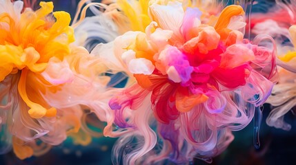 Obraz premium close up of colorful flower