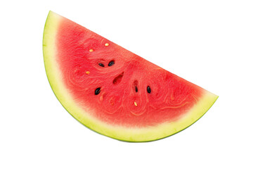Ripe Watermelon Isolated On Transparent Background