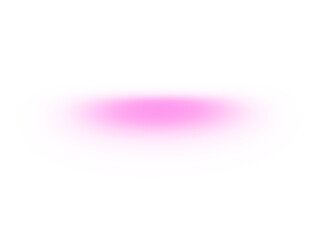 White blur gradient light on transparent background