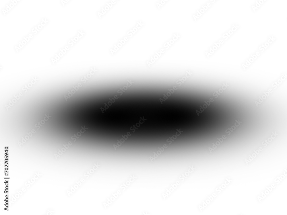 Poster transparent oval shadow. realistic shadow effect isolated on transparent background